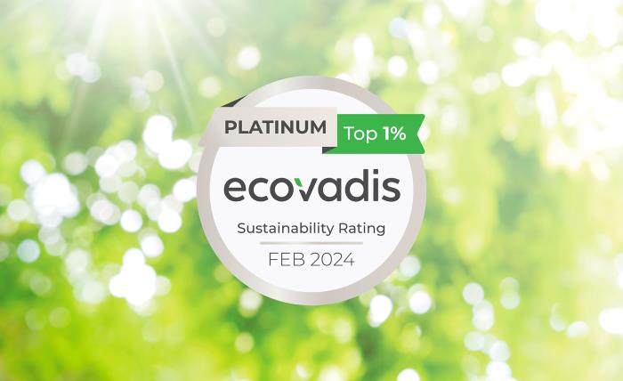 EcoVadis Platinum Medal puts Quadpack in global top 1% for sustainability performance